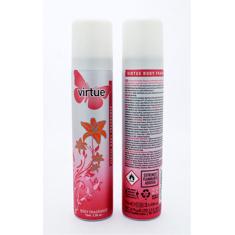Insette-Ladies-Deodorant-Body-Spray-Virtue-75ml Insette-Ladies-Deodorant-Body-Spray-Virtue-75ml